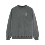 Monogram Crewneck Trui Iuter , Gray , Heren