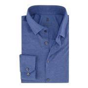 Blauwe Overhemdjurk - Slim Fit Desoto , Blue , Heren