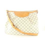 Pre-owned Leather louis-vuitton-bags Louis Vuitton Vintage , White , D...