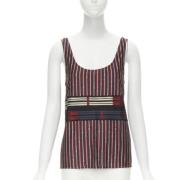 Pre-owned Fabric tops Hermès Vintage , Red , Dames