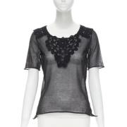 Pre-owned Cotton tops Dolce & Gabbana Pre-owned , Black , Dames