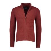 Rode Zip-through Sweatshirt Cavallaro , Red , Heren