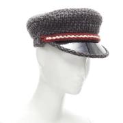 Pre-owned Fabric hats Chanel Vintage , Gray , Dames