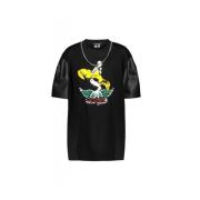 Aerosmith Band T-Shirt met Grafische Print Junya Watanabe , Black , Da...