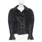 Pre-owned Fabric outerwear Chanel Vintage , Black , Dames