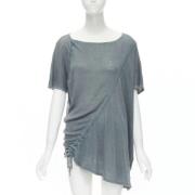 Pre-owned Linen tops Issey Miyake Pre-owned , Blue , Dames