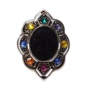 Pre-owned Metal rings Gucci Vintage , Black , Dames