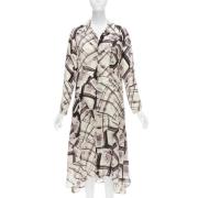 Pre-owned Silk dresses Yohji Yamamoto Pre-owned , Beige , Dames