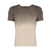 Klassiek Ronde Hals T-Shirt Xagon Man , Beige , Heren