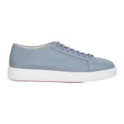 Cleanic Mart Cel C Leren Sneakers Santoni , Blue , Heren