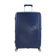 Soundbox Trolley American Tourister , Blue , Unisex