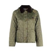 Groene gewatteerde jas met afneembare capuchon Barbour , Green , Dames