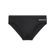 Shorts met contrasterend logo Calvin Klein , Black , Heren