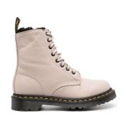 Serena Virginia Beige Enkellaarsjes Dr. Martens , Beige , Dames