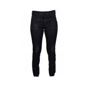 Stoere en Edgy Zwarte Skinny Jeans Dsquared2 , Black , Heren