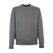 Authentieke Crew Green-S Trui Fred Perry , Green , Heren
