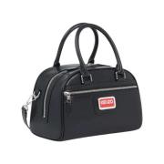 Sportieve Mini Tas met Kenzo Paris Logo Kenzo , Black , Dames