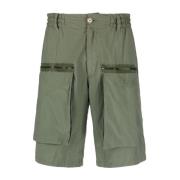 Lange shorts Moschino , Green , Heren