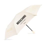 Paraplu met logo Moschino , Beige , Unisex
