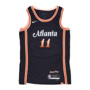NBA City Edition Trae Young Jersey Nike , Black , Heren