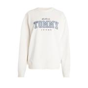 RLX Varsity Luxe Sweatshirt Tommy Hilfiger , White , Dames
