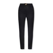 Wollen broek Balmain , Black , Dames