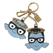 Blauwe Angel Leren Sleutelhanger Sleutelhanger Dolce & Gabbana , Blue ...