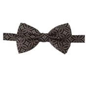 Zwart Wit Zijden Verstelbare Hals Papillon Stropdas Dolce & Gabbana , ...