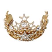 Luxe Kristallen Diadeem Tiara Dolce & Gabbana , Yellow , Dames