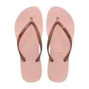 4144764 0076 Glitter flip-flops Havaianas , Pink , Dames