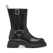 Zwarte Gesloten Booties Tamaris , Black , Dames