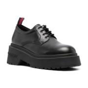 Zwarte Veterschoenen voor Formele Gelegenheden Tommy Jeans , Black , D...