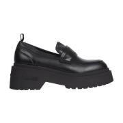 Zwarte Loafer voor Vrouwen Tommy Jeans , Black , Dames