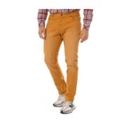 Chanted Finish Slim-Fit Broek Napapijri , Brown , Heren