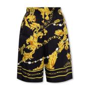 Bedrukte shorts Versace Jeans Couture , Black , Heren