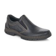 Zwarte Gesloten Formele Schoenen Rieker , Black , Heren