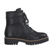 Zwarte Casual Gesloten Booties s.Oliver , Black , Dames