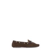 Bruine suède loafers Tod's , Brown , Dames