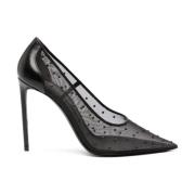 Anja Kristalversierde Pumps Saint Laurent , Black , Dames