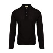 Zwarte Polo Shirt voor Heren Filippo De Laurentiis , Black , Heren