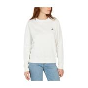 Iconische Sweatshirt met Ronde Hals Autry , White , Dames