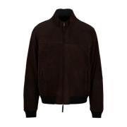 Chelsea Bruine Leren Jassen The Jack Leathers , Brown , Heren