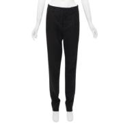 Pre-owned Wool bottoms Saint Laurent Vintage , Black , Dames