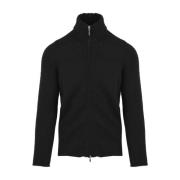 Sweater met volledige rits in flesgroen Filippo De Laurentiis , Black ...