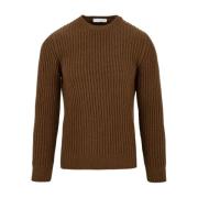 Y24186 440 Kameel Trui Filippo De Laurentiis , Brown , Heren