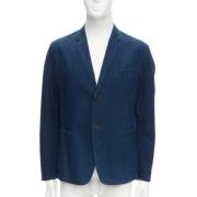 Pre-owned Denim outerwear Prada Vintage , Blue , Dames