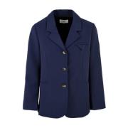 Blauwe Jassen voor Dames Solotre , Blue , Dames