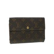 Pre-owned Canvas wallets Louis Vuitton Vintage , Brown , Dames