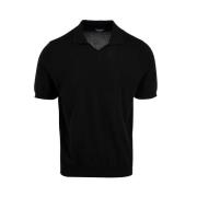 Zwarte T-shirts en Polos Drumohr , Black , Heren