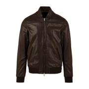 Fresco Napl Wood Brown Leren Jassen The Jack Leathers , Brown , Heren